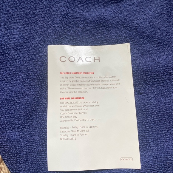 Coach bag with dust bag and coach card - Picture 2 of 15